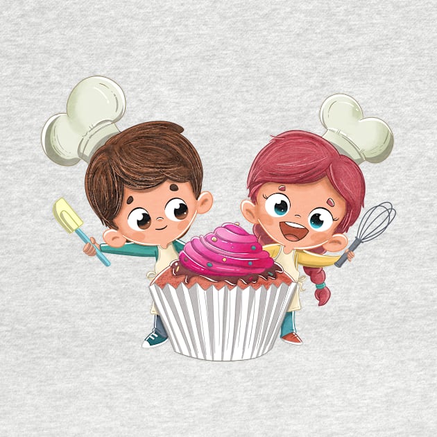 Niños con cupcake fotolia by Dibustock